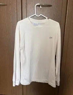 LACOSTE ラコステ 長袖カットソー アイボリーのサムネイル