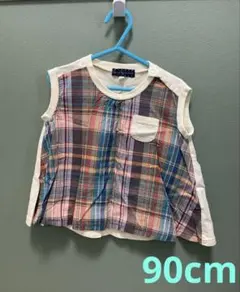 F- ノースリーブ　トップス 90cm