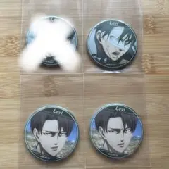 進撃の巨人 リヴァイ 缶バッジセット