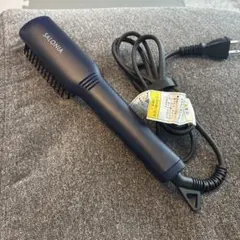 SALONIA ヘアブラシアイロン ネイビー