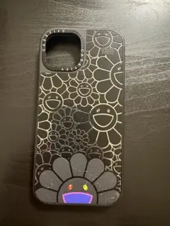 CASETiFY iPhone15 케이스 무라카미 타카시 콜라보레이션 블랙 블랙