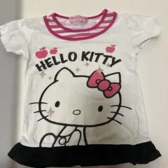 ハローキティ 半袖トップス 100サイズ フリル付き