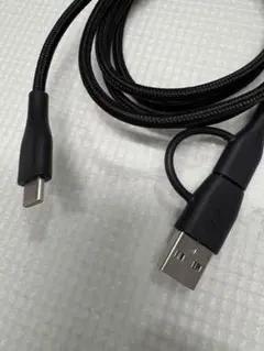 新品 2in1 3A急速充電ケーブル1.2m Type-C USB iPhone