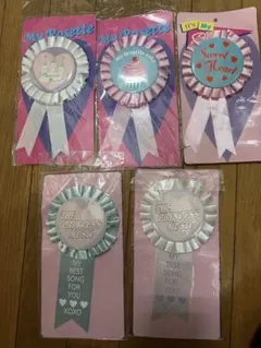 myrosette バッジセット 大きなバッヂ　xoxo イベントバッヂ　新品