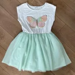 H&M 蝶プリントワンピース&オレンジワンピース