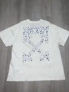 Off-White Tシャツ バックロゴ イエローペンキ オーバーサイズ - メルカリ