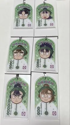 忍たま乱太郎　最強の軍師　ローソンコラボ　アクリルキーホルダー 6年生セット