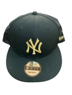 ニューエラ9FIFTYメッシュキャップ　スナップバック　ブラック