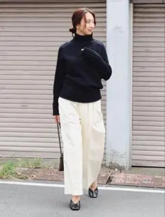 B:MING by BEAMS エドワード オフタートルネック プルオーバー