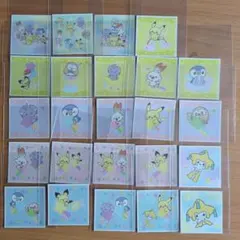 ポケピース ウエハースチョコ シール 24種 コンプリート ポケモン　オマケ付き