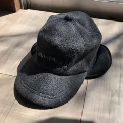 mont-bell フリースキャップ グレー 耳あて付き