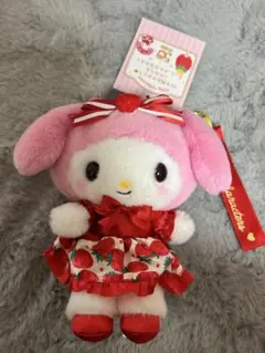 サンリオ マスコットホルダー（いちご新聞50周年）