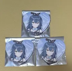 学園アイドルマスター　Lady Rabbit ハート缶バッジ　月村手毬　3個