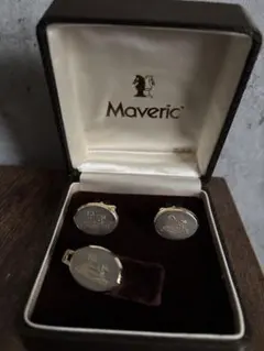 Maveric ネクタイピン　カフスボタンセット