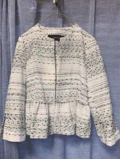 ZARA BASIC  ノーカラージャケット　MEX28