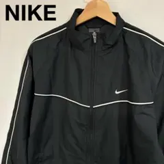 NIKE トラックジャケット ジャージ 黒 白 M ナイキ ウインドブレーカー