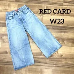 RED CARDレッドカード　ワイドデニム　W23 クロップドのサムネイル