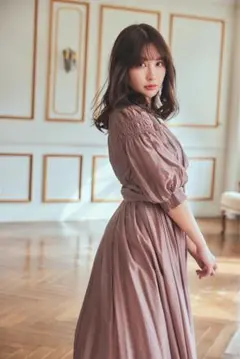 ワンピース Herlipto Airy Volume Sleeve Dress herlipto Airy Volume Sleeve Dress - メルカリ