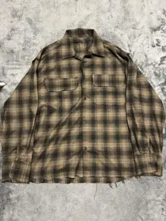 DankeSchon/ダンケシェーン/CUTOFF CHECK SHIRTSのサムネイル