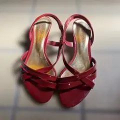 Stepfanie classic サンダル　赤　23cm