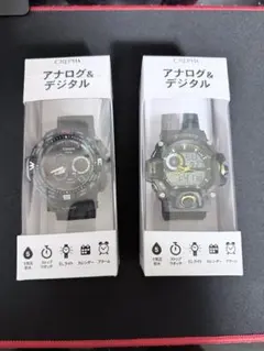 CREPHA アナログ＆デジタル 腕時計 2本セット