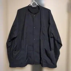 ムジラボ　撥水リバーシブルシャツジャケット　ブラック　S〜M