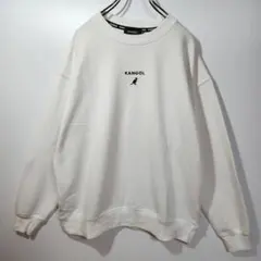 KANGOL スウェット トレーナー M バックプリント デカロゴ 古着コーデ