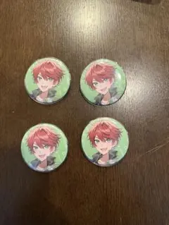 カラフルピーチ 缶バッジ4個セット