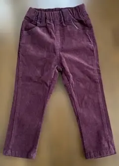 マーキーズ　90cm ズボン　パンツ　赤紫色　コーデュロイ