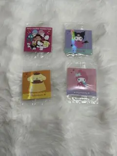 サンリオキャラクターステッカー、ポムポムプリン、マイメロ、クロミ、シークレット