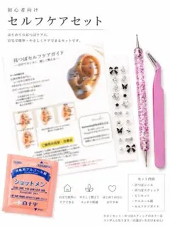 耳つぼジュエリー｜初心者向けセルフケアセット｜届いてすぐ使える｜ silver