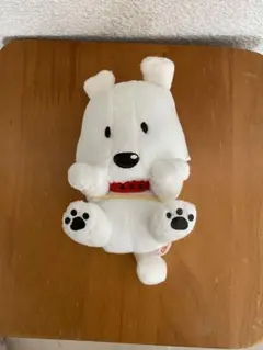 タンタンの冒険 スノーウィ 犬 ぬいぐるみ TINTIN 白い 箱付き 筒