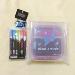 新品 ポケセン ガジェットケース 蛍光マーカー メタルキーホルダー 3点 セット