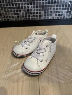 コンバース　オールスター　ホワイト ベビーシューズ　スニーカー 13.5㎝