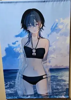 新品未開封 宝多六花(水着) 描き下ろし特大タペストリー - メルカリ