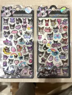 値下げしました！ボンボンシールぷくぷく 立体 3D 2枚セット⑤