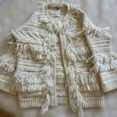 DOUBLE STANDARD CLOTHING カーディガン 36 アイボリーのサムネイル