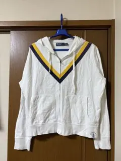 polo by Ralph Lauren ホワイト Vライン　パーカー