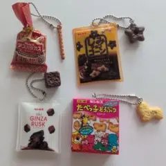 ギンビス　ミニチュアお菓子カプセルトイセット
