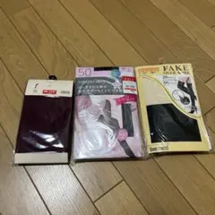 レディースタイツ M-Lサイズ 3点セット