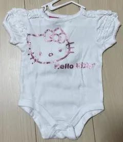 Hello Kitty フリル付きロンパース3/6M