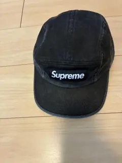 Supreme Washed Chino Twill Camp Cap 黒 人気
