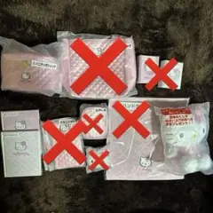 ハローキティ当たりくじ、ラストワン含め4つ♡画像6枚あります