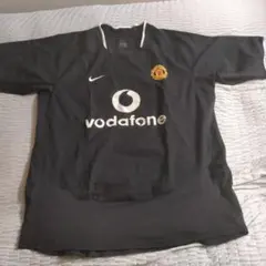 NIKE マンチェスターU ロイ・キーン 16番ユニフォーム黒 vodafone NIKE マンチェスターU ロイ・キーン 16番ユニフォーム黒