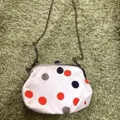 和柄　和風　バッグ　ポーチ　チェーン付き