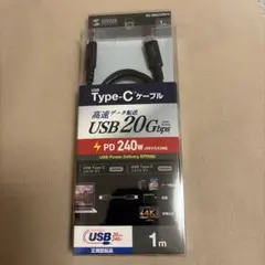 サンワサプライ Type-Cケーブル PD60W 3m 2本セットになります