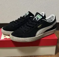 Puma スエード ブラックスニーカー