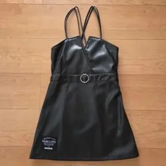 ANAPKIDS　フェイクレザー　ワンピース