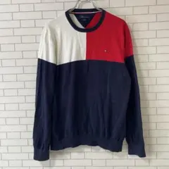 TOMMY HILFIGER トミーヒルフィガー ニット セーター 長袖 L