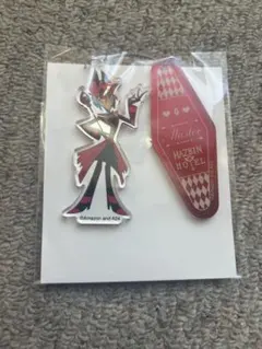 ハズビンホテル スマイルベースカフェ 2連 キーホルダー アラスター